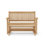 Del-Amo Teak Garden Glider Bench