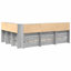Vidaxl Bookcase Bed Engineered Wood