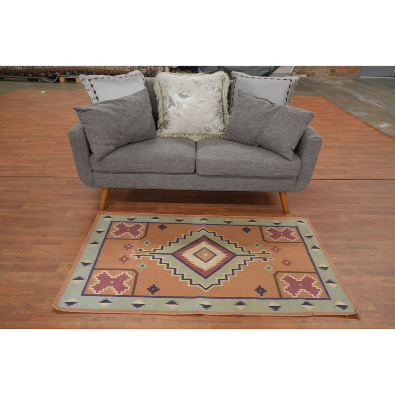 Tapis traditionnel style kilim Southwestern 3X5