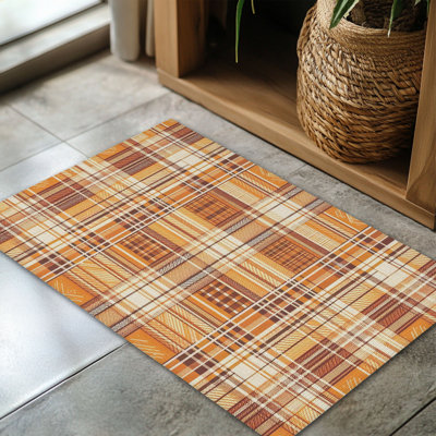 Tapis tressé rustique