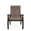 Belle Isle Sling Aluminum Frame Dining Height Supreme Arm Chair with Marine Grade Polymer Arm Accent-425489422-425489469