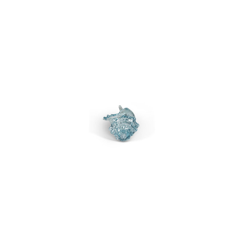 Lagoon Glass Seashell, Aqua