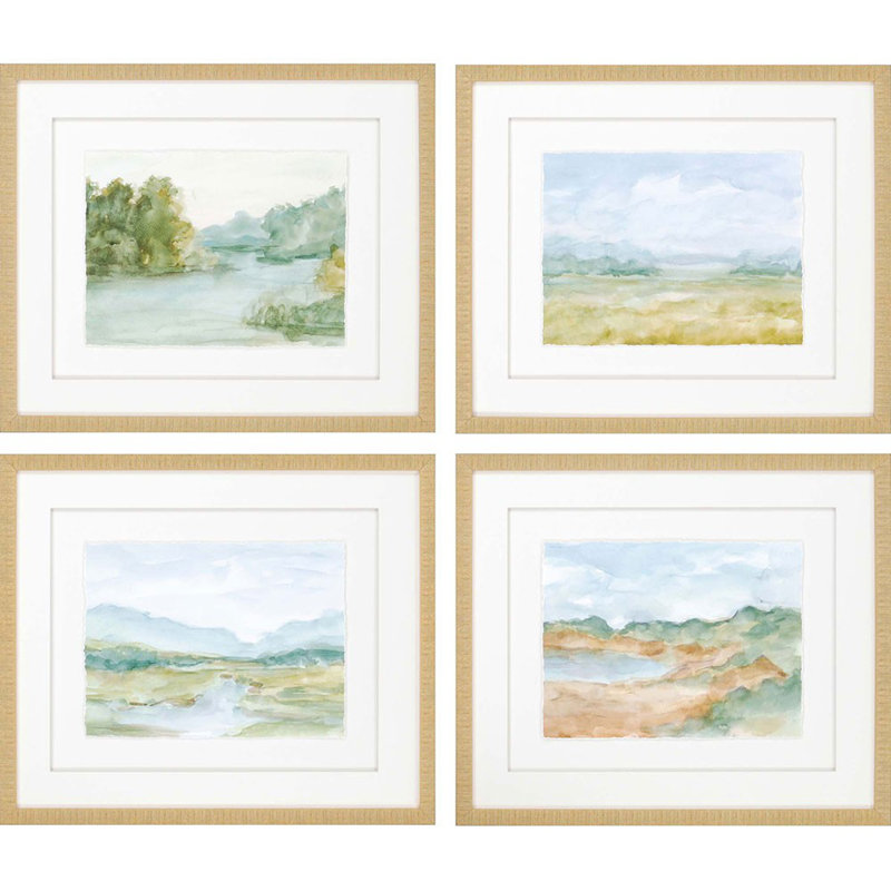 Aquarelle encadrée