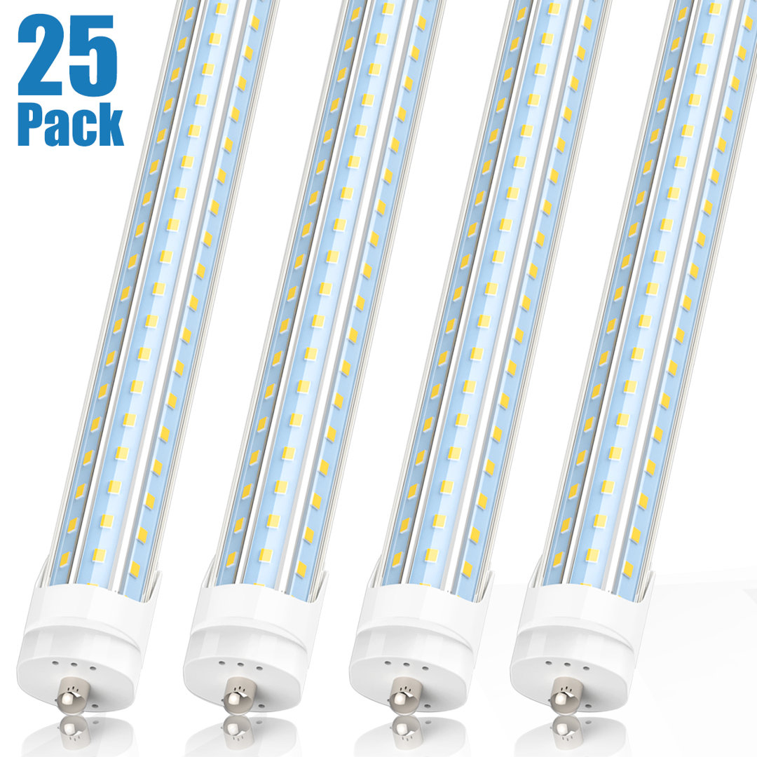 T8 8FT 120W Non-Dimmable FA8 Base LED Light Bulb (Set of 25) JESLED