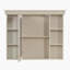 Armoire à pharmacie à miroir fixée au mur l 35,51 po l
