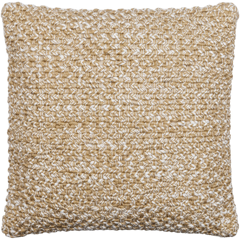 Housse et insert de coussin carré en polyester Doncaster, polyester, H 22 po x l 22 po