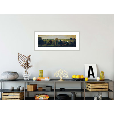 «The Gleaners» par Winslow Homer, impression giclée sur cadre
