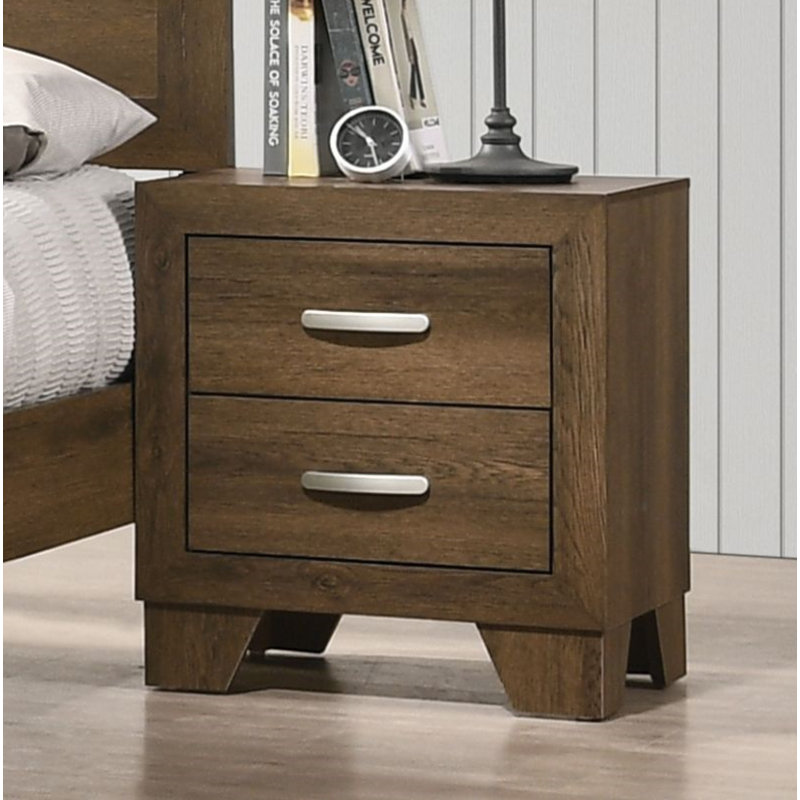 Miquell 22'' W Nightstand, Brown