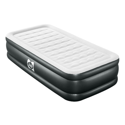 Sealy Tritech 18 Inch Air Mattress Bed 2 Person with Built In AC Pump (2 Pack) by Sealy