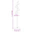 Nishil Iron Freestanding Coat Rack-1232134297