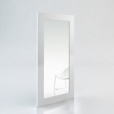Carrey Engineered Wood Rectangle Floor Mirror