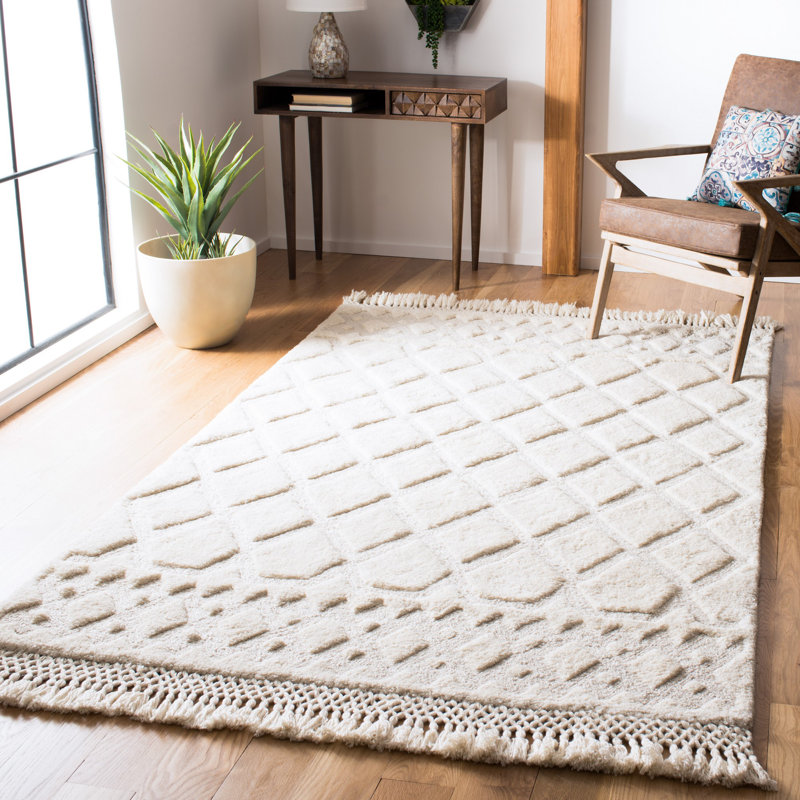 Powell Hand Tufted Performance Geometric Rug, Rectangle 4' x 6'