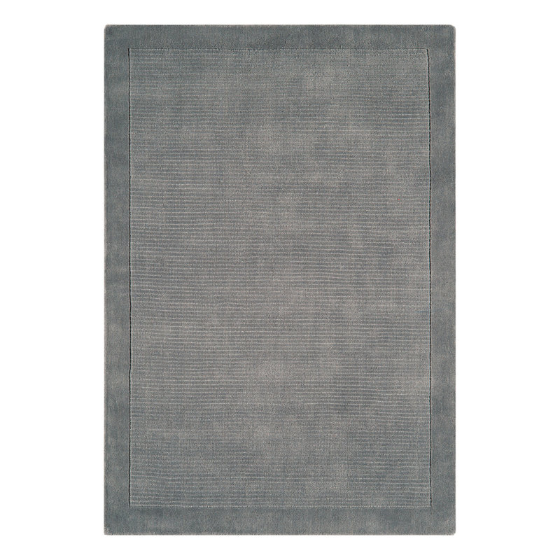 Abernethy Solid Colour Wool Hand Woven Area Rug, Rectangle 80 x 150cm