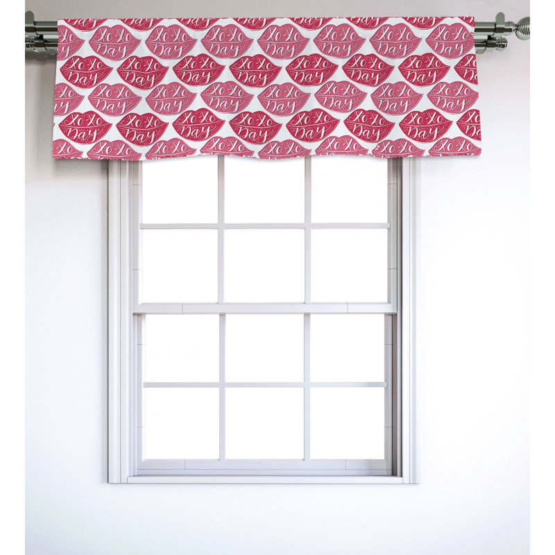 Sateen Ruffled Window Valance