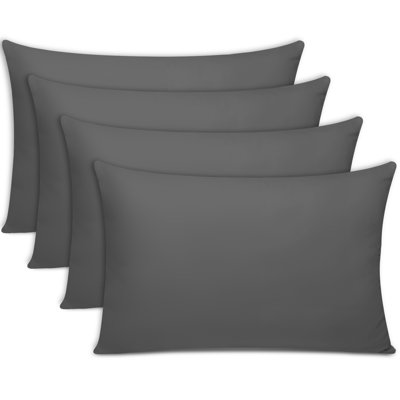 300 TC Egyptian Cotton Pillow Covers 4 Pack – Ultra-Soft, Breathable Luxury Pillowcases