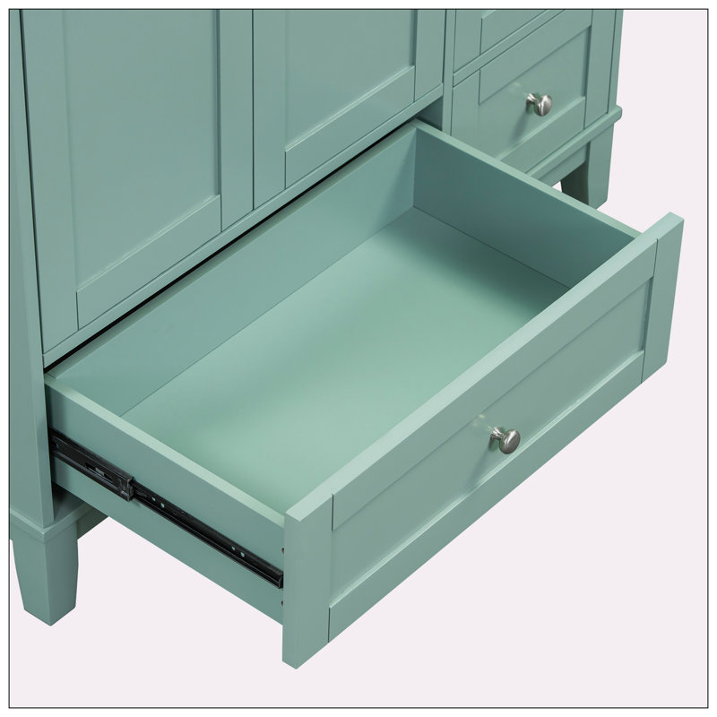 Base de meuble-lavabo simple 35,40 po seulement, Vert