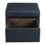 Repose-pieds de rangement Halsey bleu marine-1021256170
