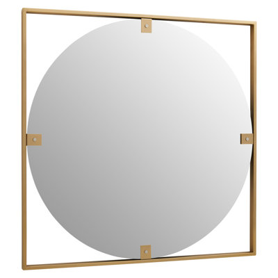 Niota Metal Square Wall Mirror