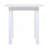 White PU Rectangular End Table