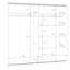 2 Door Manufactured Wood Wardrobe