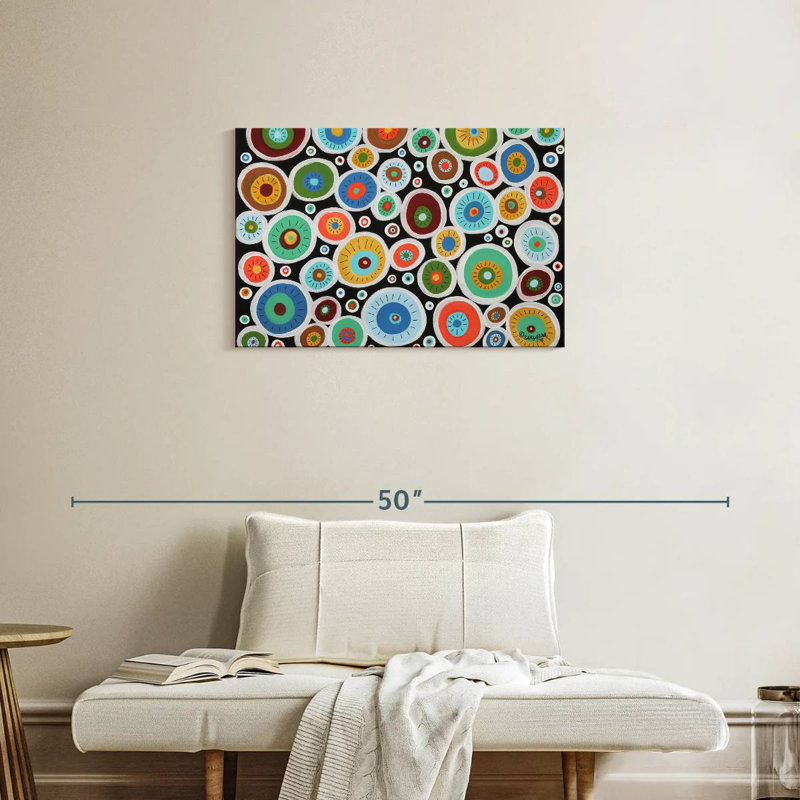 Avery Round Blooms, 20" H x 30" W