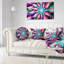 Coussin lombaire floral de fleurs exotiques