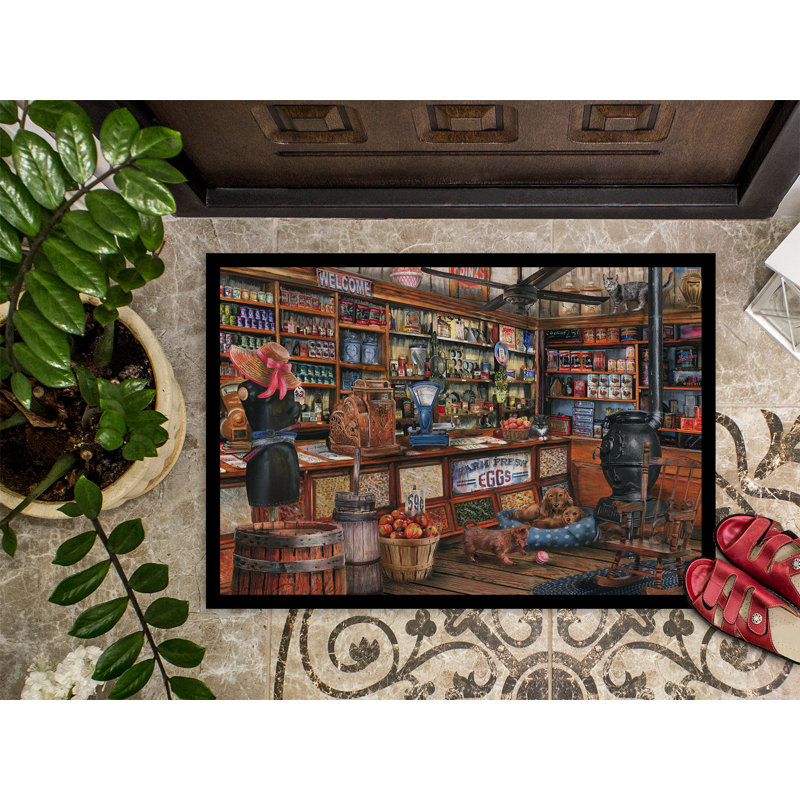 Non-Slip Outdoor Doormat, Rectangle 2' x 3'