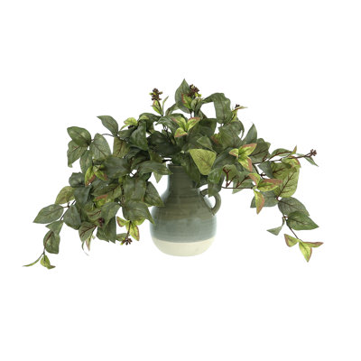 Richason Faux Foliage Plant in Ceramic Vase