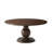 Brooksby Mahogany Round Solid Wood Base Dining Table
