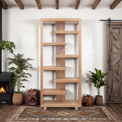Laurel Canyon 80 Inch High Bookshelf, No Assembly Required