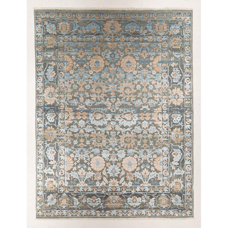 Hand Knotted Floral Rug