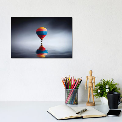 Reflection Balloon by Bess Hamiti - Wrapped Canvas Print
