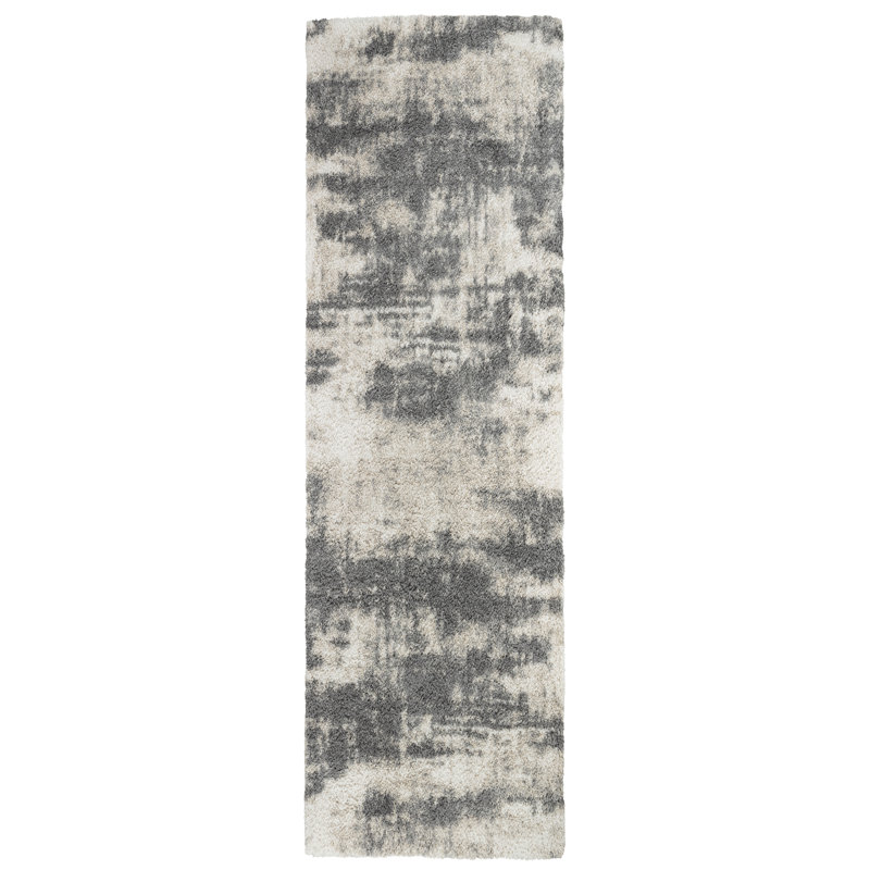Barwood Performance Abstract Indoor Rug, Runner 3'2" x 12'2"