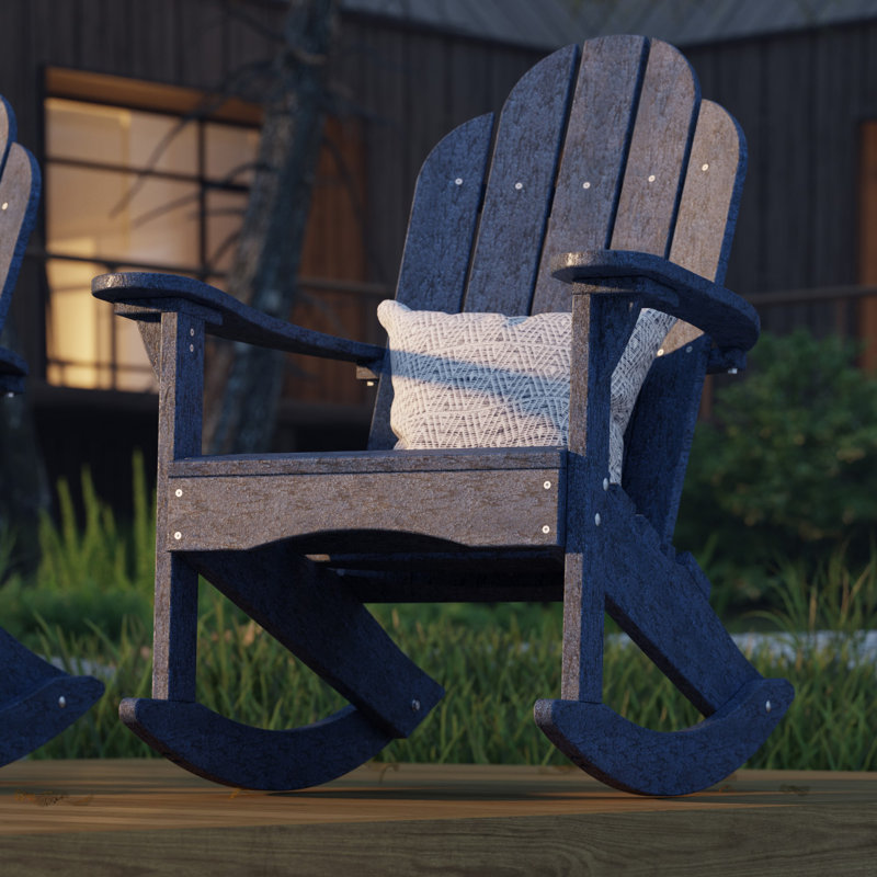 Chaise berçante classique Adirondack bleu patriote, Patriot Blue