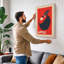 Apple Poster Retro - Wrapped Canvas-1740586781-1740586794