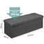 110x38x38cm Linen Upholstered Storage Bench-121935964