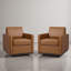 Fauteuil rembourré pivotant-1414379576