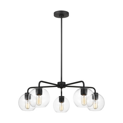 Childerley 5 - Light Sputnik Linear Chandelier
