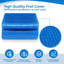 Solar swimming pool cover, solar cover, UV-resistant solar cover, pool cover, pool heating solar, blue