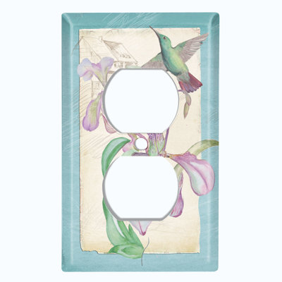 Patterned 1 - Gang Toggle Light Switch Standard Wall Plate