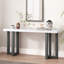 Console 63 "à motif géométrique avec pieds en pin massif-130403235