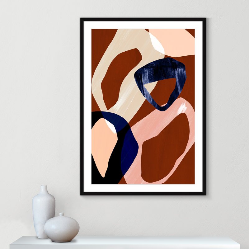 Loop I Print par Violets Print House, 29.5'' W x 41.5'' H, Imprimé mat, Noir satiné
