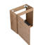 Armoire de salle de bain flottante 18 po avec cuve en résine blanche et porte - Modern Perspectives