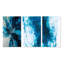 Bleu et noir, marbre chromatique - ensemble d'art abstrait de 3 pièces-1692577700-1692577709