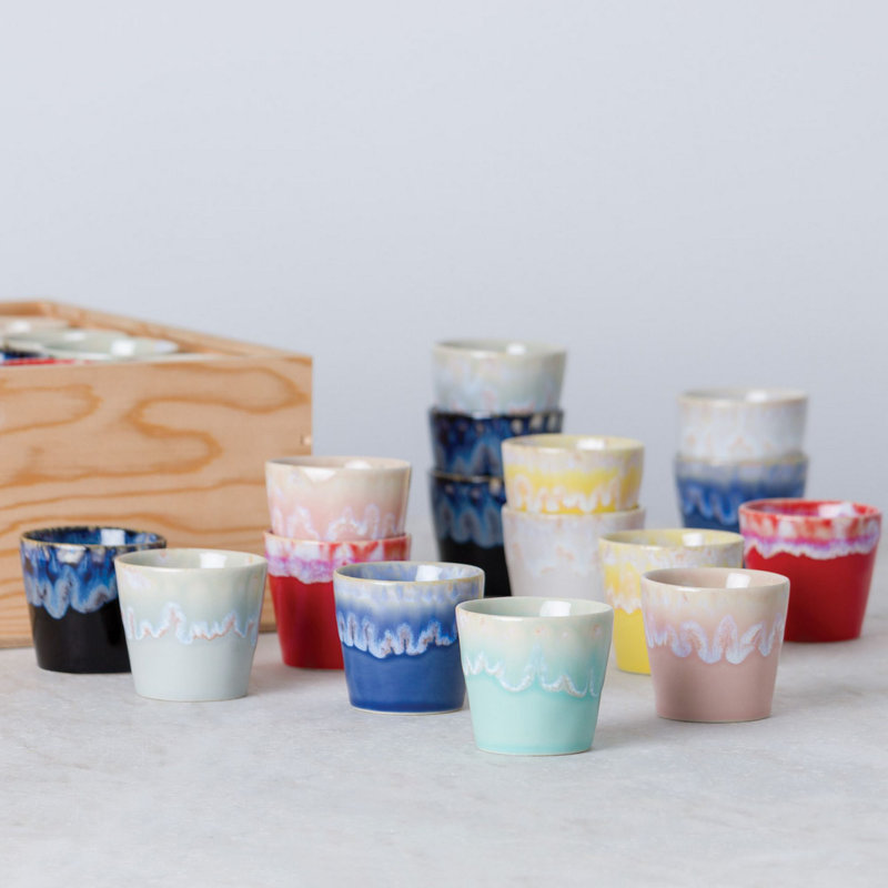 Boîte en bois 24 tasses Lungo