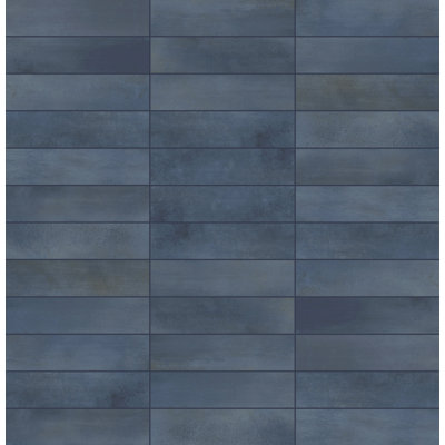 SAMPLE - Cobalto Le Leghe Porcelain Subway Tile