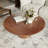 Solid Wood Round/Oval Coffee Table Center Cocktail Table Side Table Mid-Century Modern For Living Room & Home Decor-280995250-280995261