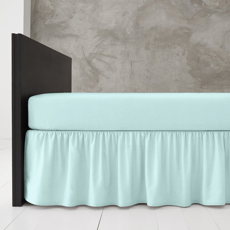 Pleated Bed Skirt, Lemon, King (5')