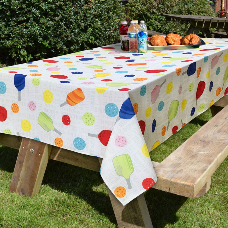 Ensemble de nappe avec jeu de poids 60 "x 90" Passion For Pickleball