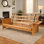 Base de futon grand Johnte, matelas non inclus